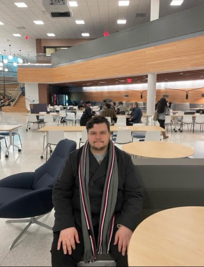 My favorite spot to be in at Oakton is the cafe, because you meet people you wouldnt normally meet in your classes. -Chris Abinaer